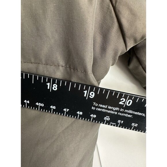 Banana Republic Puffer Coat Womens XS Extra Small‎ Olive Green Down Fill - Picture 11 of 12